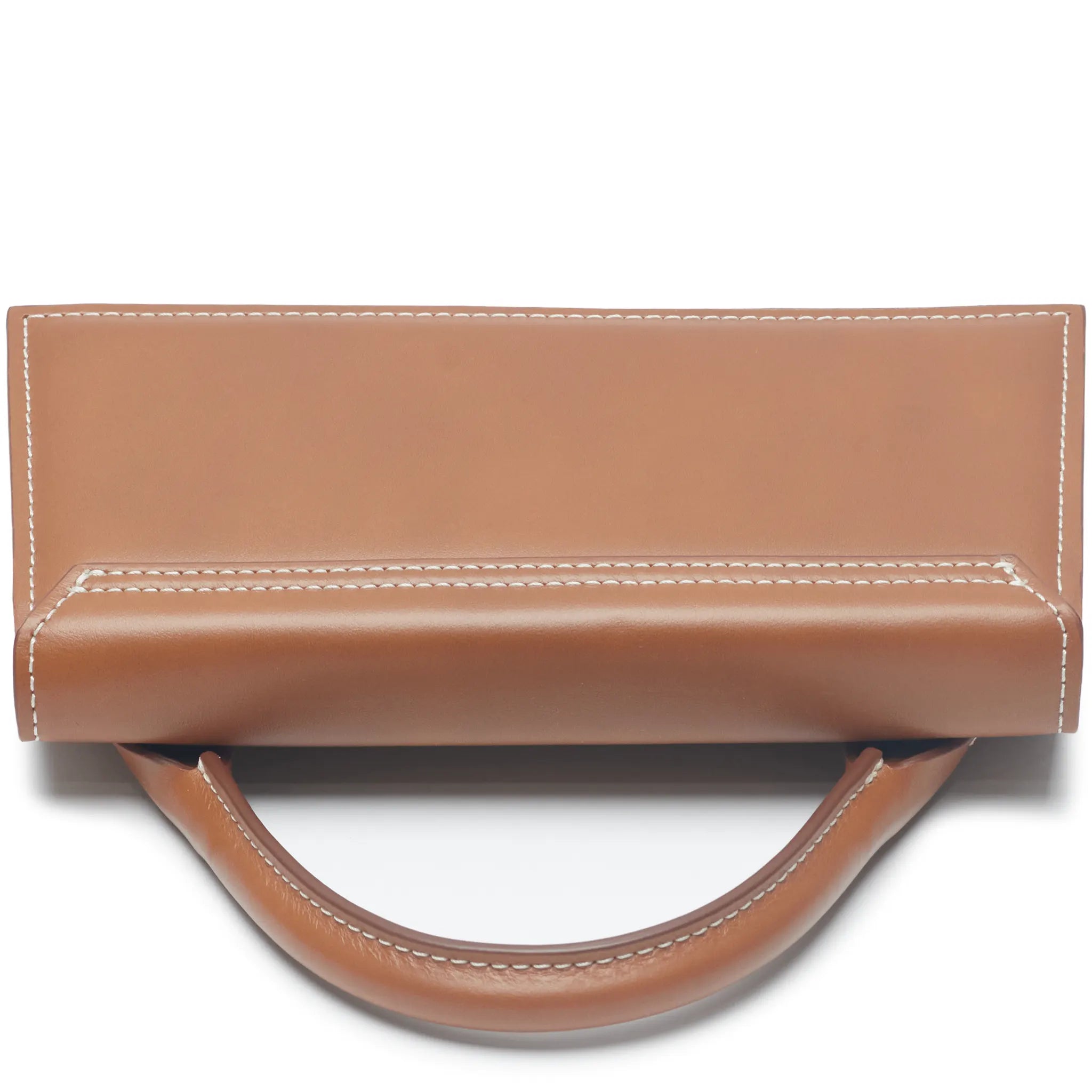 Back Upper View of Preloved - Jacquemus Long Chiquito Signature Light Brown Handbag BAW00004AC01C04811